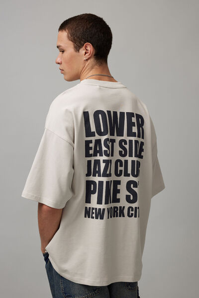 Heavy Weight Box Fit Graphic Tshirt, FOG/JAZZ CLUB