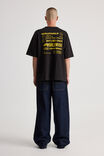Half Half El Grande Baggy Jean, RAW INDIGO - alternate image 3