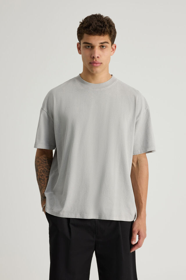 Authentics Blank Tee, WASHED DIGI MIST
