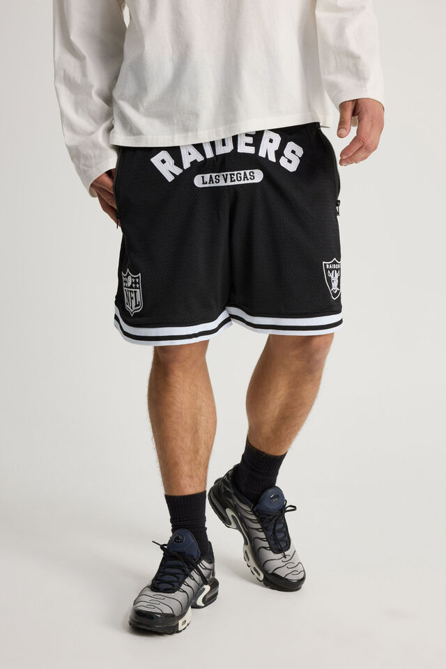 Nfl Basketball Short, LCN NFL BLACK/RAIDERS LAS VEGAS PILL