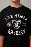 Oversized Nfl T Shirt, LCN NFL BLACK/LAS VEGAS RAIDERS - alternate image 4