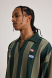 Open Gallery Striped Polo, OG DUSTY KHAKI STRIPE/OPEN GALLERY ICONS - alternate image 5