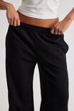 Classic Wide Leg Trackpant, BLACK - alternate image 4