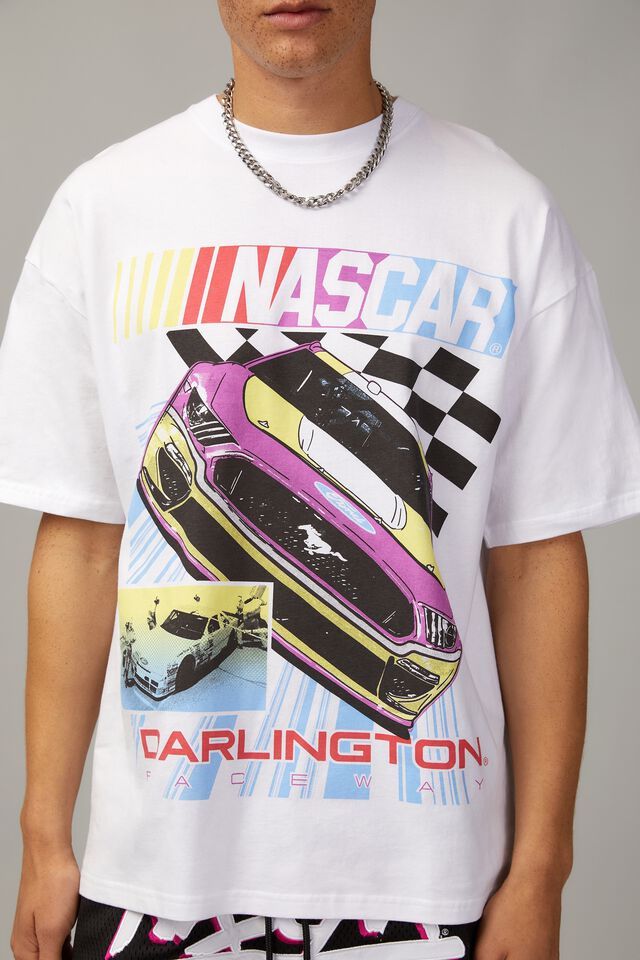 Oversized Nascar T Shirt, LCN NAC WHITE/NASCAR 94