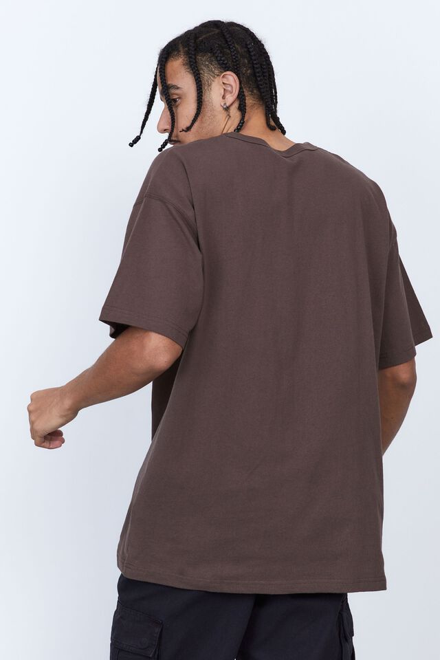 Premium Oversized T Shirt, BRACKEN BROWN