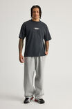 Heavyweight Box Fit Nfl Tshirt, LCN NFL RAIDERS WASHED SLATE/OAKLAND BARCODE - alternate image 2
