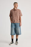 Half Half El Grande Denim Short, NIAGARA BLUE - alternate image 2