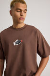 Half Half Boxy Cropped Graphic Tshirt, HH BRACKEN/HALF HALF FISHY BUSINESS - alternate image 4