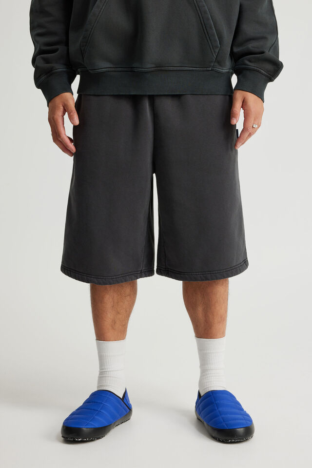 Authentics Premium Track Short, WASHED BLACK