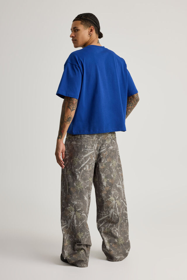 Half Half El Grande Baggy Jean, WASHED HUNTER CAMO