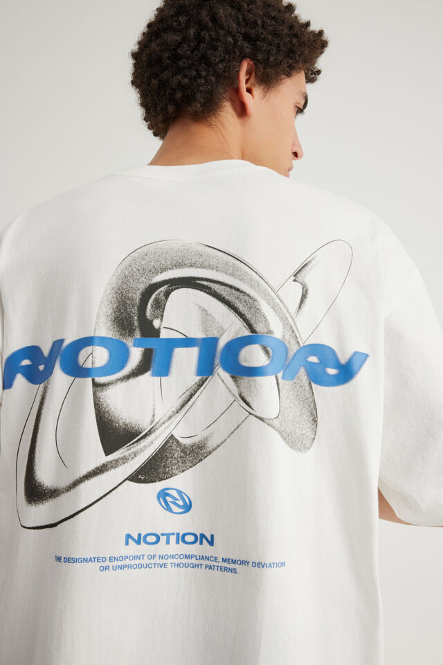 Notion Vintage Graphic Tshirt, NTN CLOUD/INTERTWINED