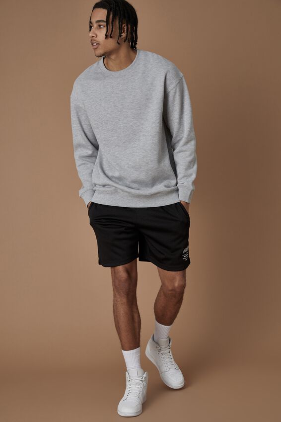 Oversized Crew, GREY MARLE