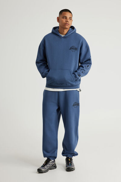 Nba Track Pant, LCN NBA BLUE AURA/LA LAKERS