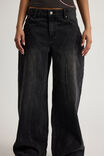 Jagger Baggy Jean, EXTREME BLACK WASH - alternate image 4
