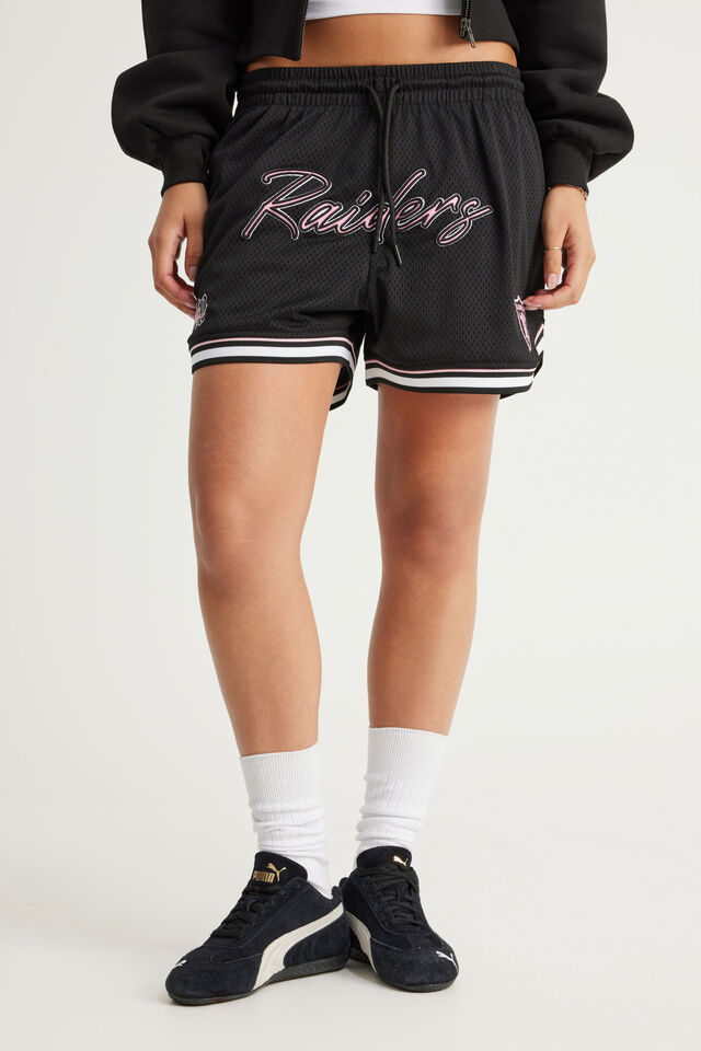 Lcn Nfl Field Short, LCN NFL BLACK/PINK/RAIDERS CLASSIC