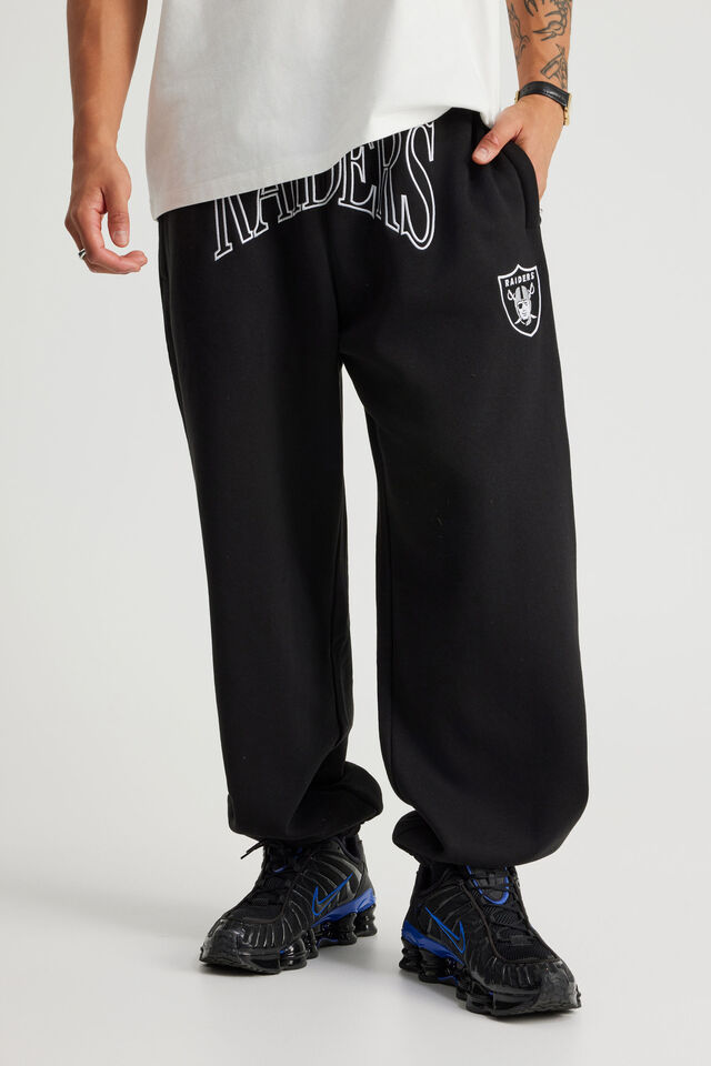 Nfl Track Pant, LCN NFL BLACK/OAKLAND RAIDERS