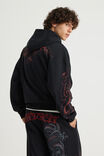 Notion Zip Thru Hoodie, NTN WASHED BLACK/DRAGON - example image 3