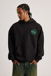 Half Half Hoodie, HH BLACK/CASH CHECKED - alternate image 3