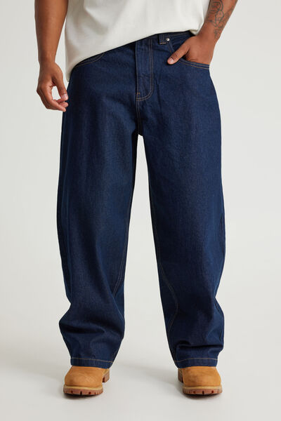 Authentics Semi-Barrel Jean, RAW INDIGO