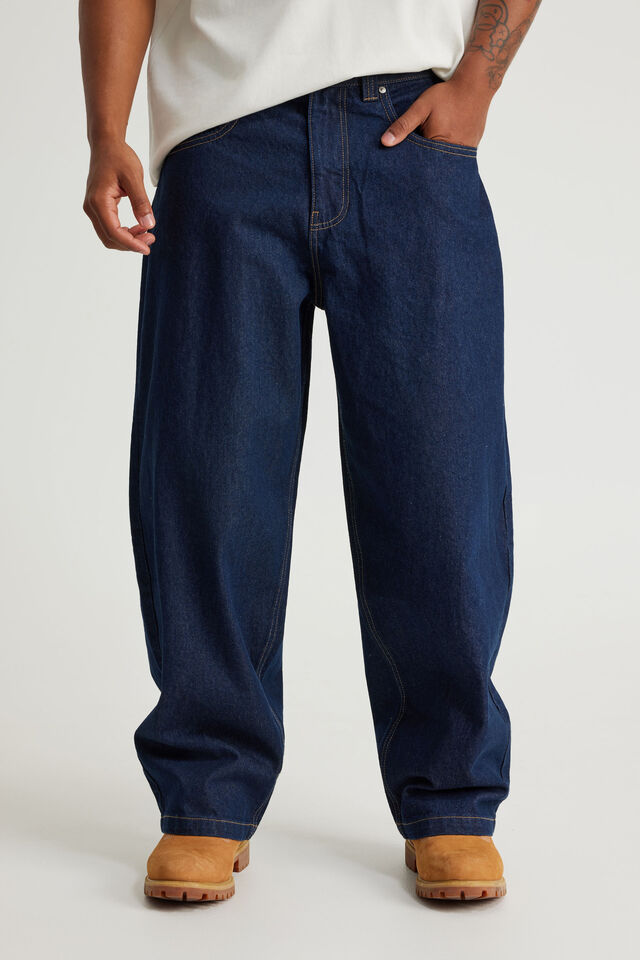 Authentics Semi-Barrel Jean, RAW INDIGO