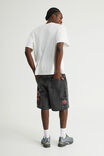Notion Carpenter Denim Short, BLACK IRON/MUTLI PLACEMENT - example image 3