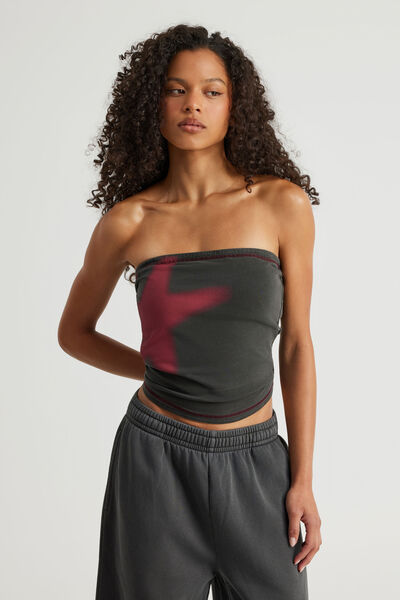 Graphic Bandeau, WASHED BLACK/N STAR