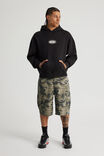 Half Half Hoodie, HH BLACK/TURBULENT - example image 2