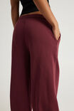 Classic Wide Leg Trackpant, WASHED CHERRY LACQUER - alternate image 4