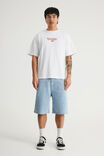 Half Half Heavyweight Core Fit Tshirt, HH WHITE/BODEGA - example image 2