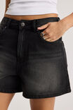 90 S Classic Denim Short, EXTREME BLACK WASH - alternate image 4