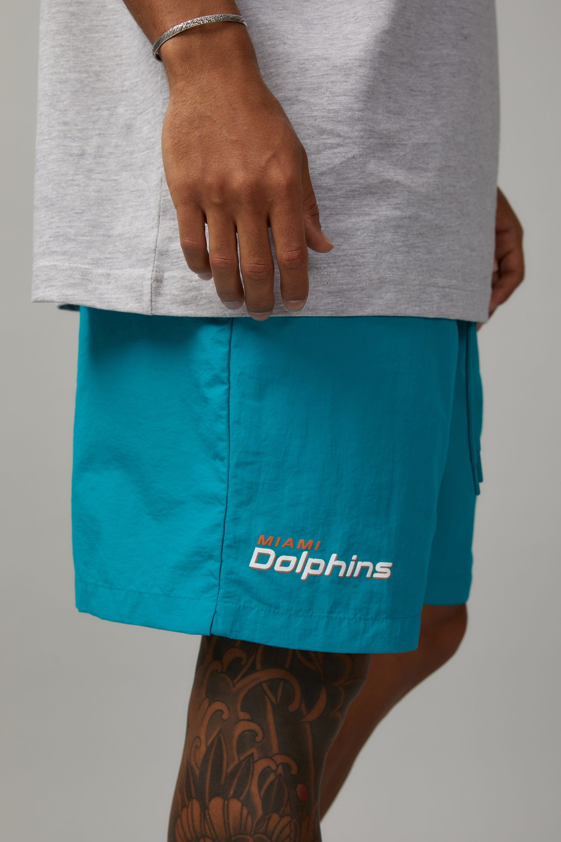 Miami dolphins top swim trunks