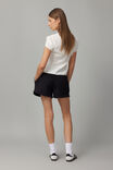 Pull On Fleece Short, BLACK/NY - alternate image 3