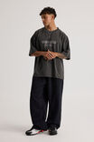 Notion Vintage Box Fit Graphic Tshirt, NTN WASHED BLACK/STAR SPRAY - alternate image 2