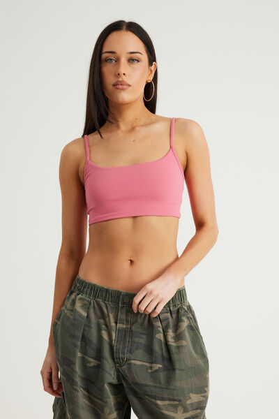 Snatched Crop Cami, HYPER PINK