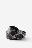 Notion Logo Belt, NOTION BLACK ANTIQUE SILVER - alternate image 1