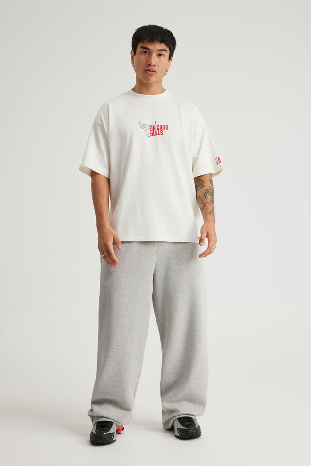 Box Fit Nba T Shirt, LCN NBA CLOUD/BULLS TRACER ICON