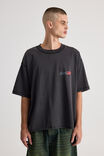 Notion Boxy Cropped Heavyweight Tshirt, NTN BLACK ACID/SPIRAL SCIENCE - alternate image 2