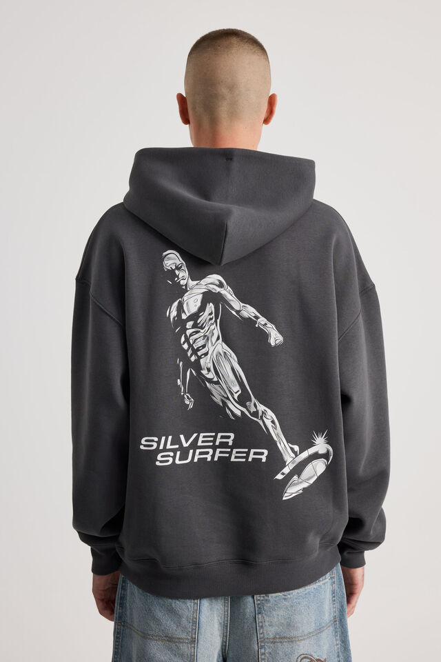 Marvel Hoodie, LCN MAR SLATE/SILVER SURFER