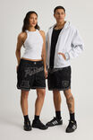 Nfl Basketball Short, LCN NFL BLACK/RAIDERS A CLASSIC - alternate image 2