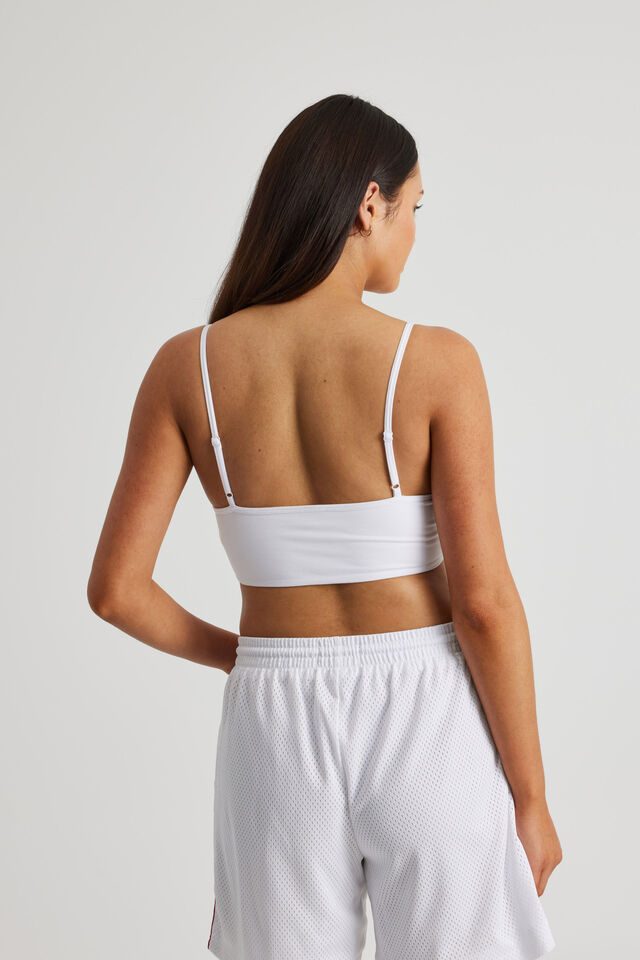 Lucy Crop Cami, WHITE