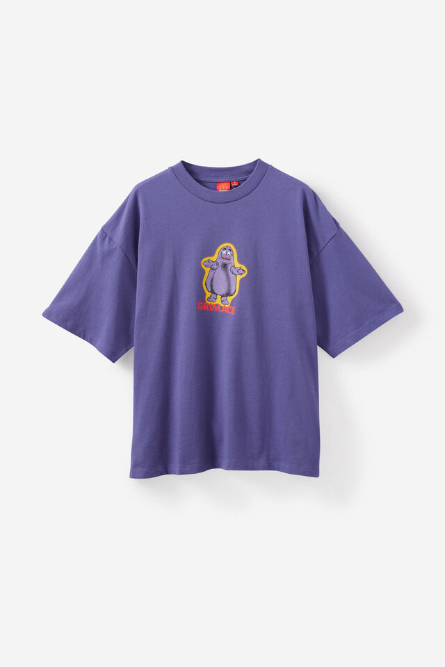 Mcdonalds Box Fit Tshirt, LCN MCD NEBULA/GRIMACE