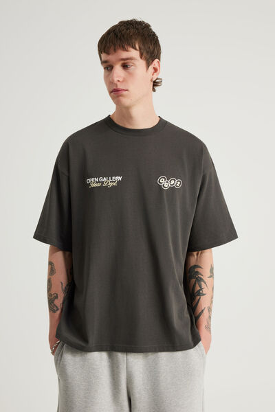 Open Gallery Box Fit Tshirt, OG SLATE/OG 92