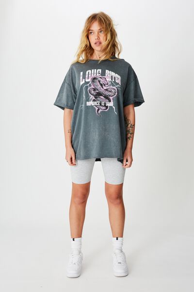 Os Graphic Tee, LOVE BITES/WASHED ASPHALT