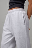 Super Slouchy Trackpant, SILVER MARLE - alternate image 4