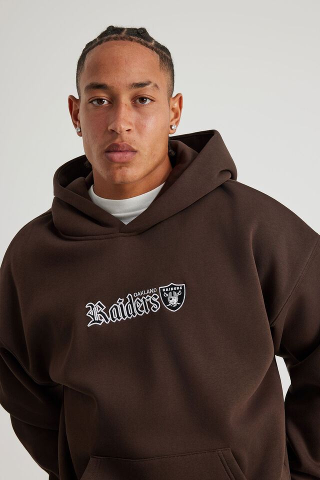 Nfl Hoodie, LCN NFLWALNUT/RAIDERS FRONT