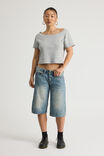 Luca Low Rise Jort, ELECTRIC BLUE - alternate image 2