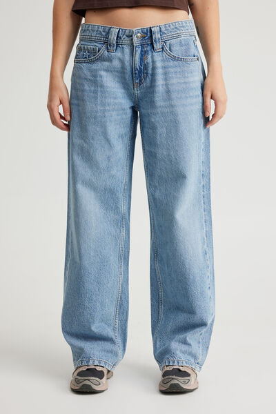 Luca Low Rise Jean, CRUSH BLUE