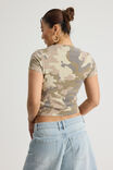 Fitted Graphic Tee, SAND CAMO/OG SCRIPT - alternate image 3