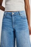 Mega Baggy Jort, SUMMER SEA BLUE - alternate image 4