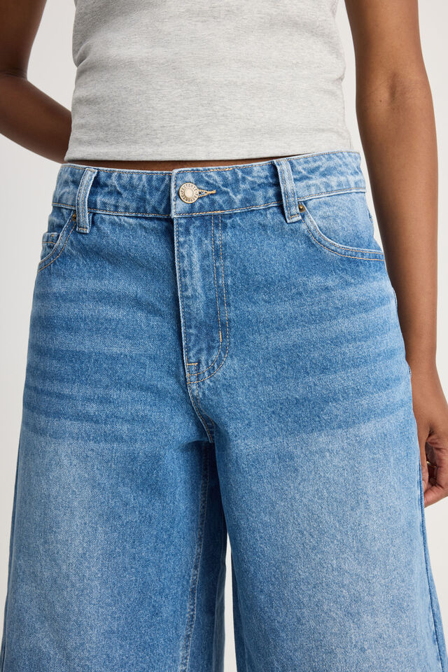 Mega Baggy Jort, SUMMER SEA BLUE